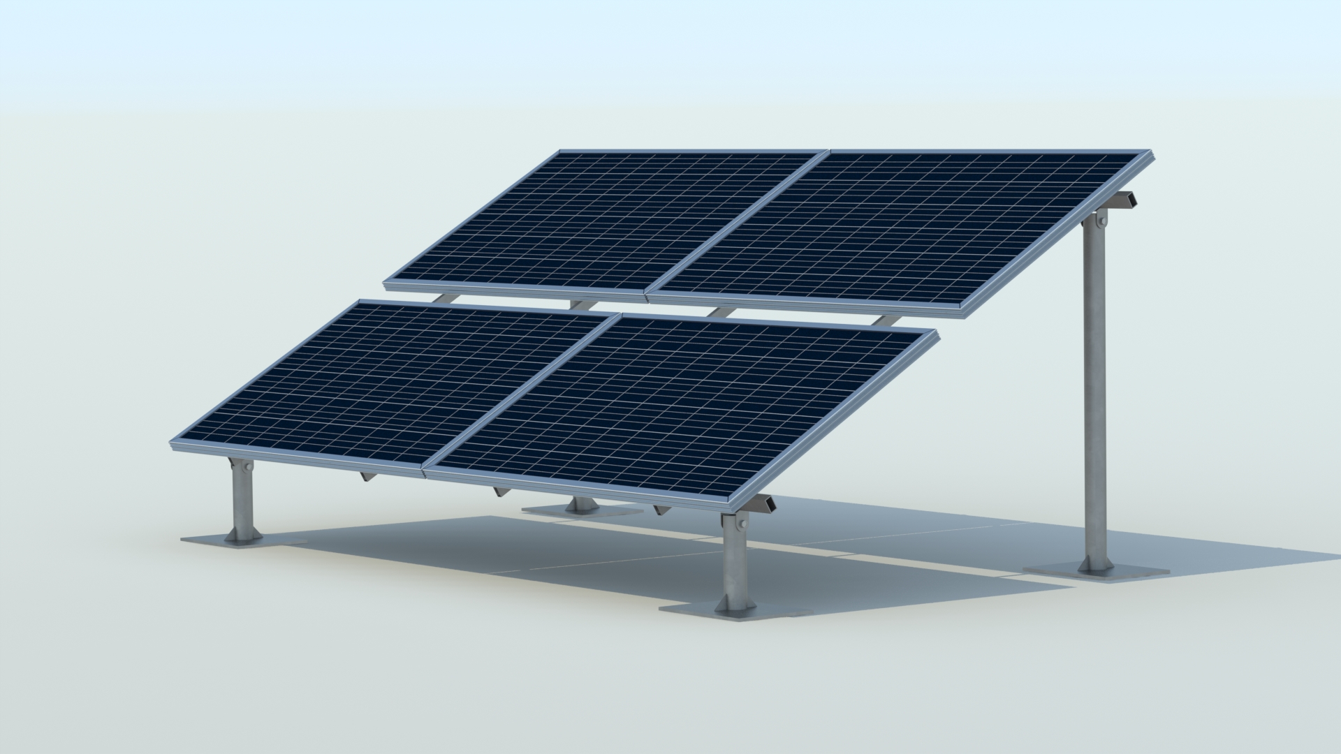 太阳能电池板安装结构2